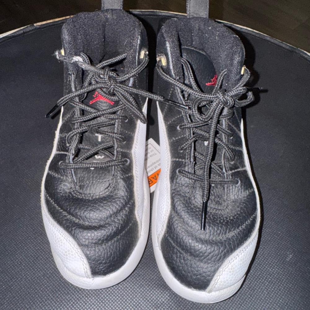 Jordan Black and White Kids Sneakers